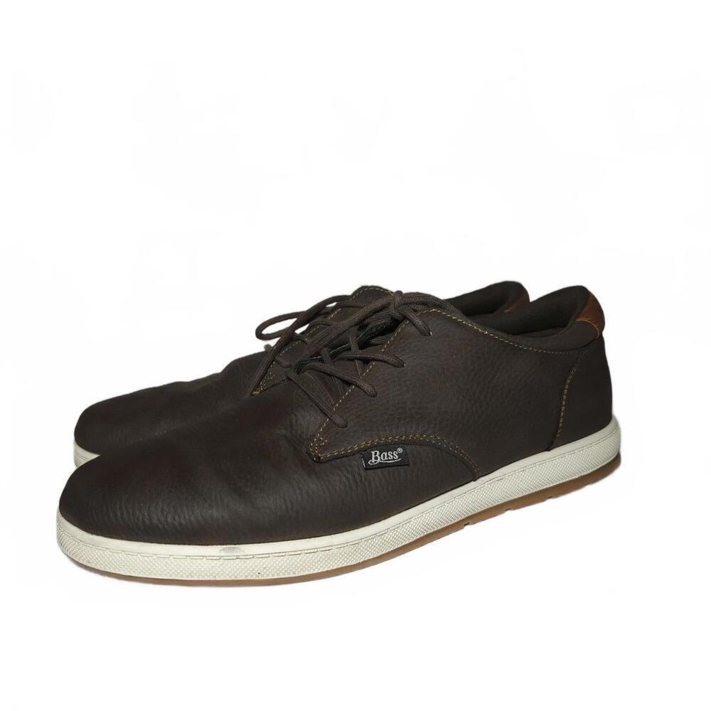 G.H. Bass Percy WX B Casual Oxford in brown synthetic leather Size 12 - Picture 2 of 9